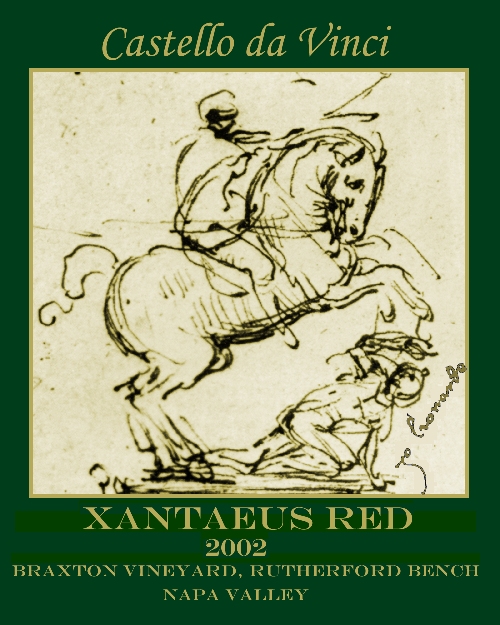 Xantaeus Red wine, Castello Da Vinci 2002